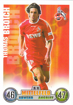Thomas Broich 1. FC Koln 2008/09 Topps MA Bundesliga #211